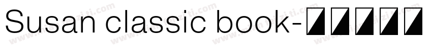 Susan classic book字体转换